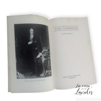 LIBRO Lord Palmerston, Book Club Associates London- Ridley, Jasper (1970)